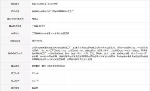 投資4.5億元,美克數(shù)創(chuàng)家具智能制造工廠項(xiàng)目落戶(hù)南康